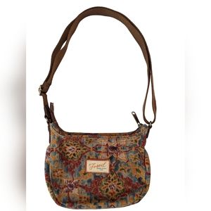 Vintage Fossil Canvas Purse